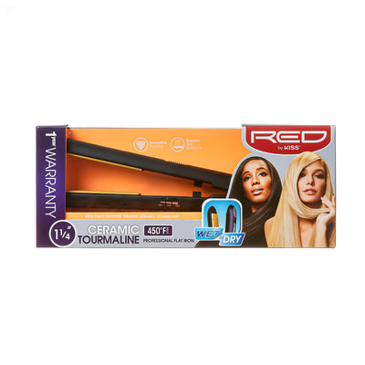 RED by KISS Flat Iron Professional Ceramic Tourmaline